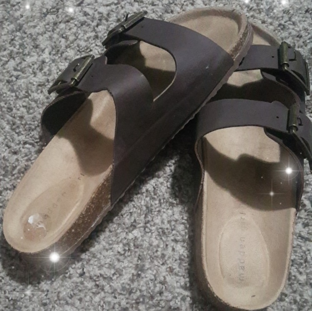 Madden Girl Slide-On Sandals